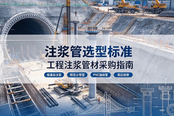 三明注浆管选型标准