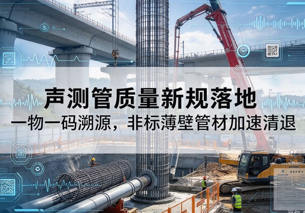 三明声测管质量新规落地，一物一码溯源，非标薄壁管材加速清退