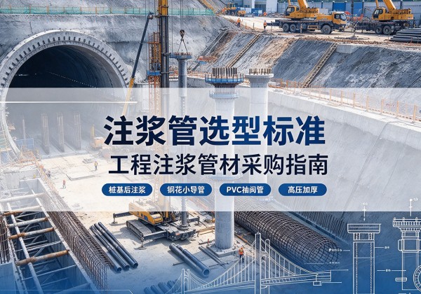 三明注浆管选型标准